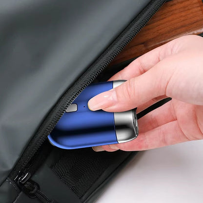 🪒 50% DE DESCONTO!🔥Mini-máquina de barbear elétrica portátil para homem – Compacta e recarregável🧳