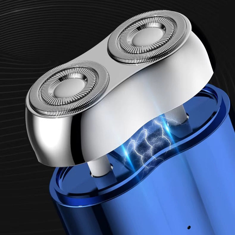 🪒 50% DE DESCONTO!🔥Mini-máquina de barbear elétrica portátil para homem – Compacta e recarregável🧳