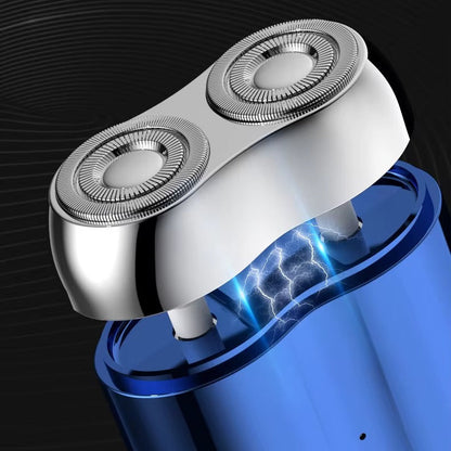 🪒 50% DE DESCONTO!🔥Mini-máquina de barbear elétrica portátil para homem – Compacta e recarregável🧳